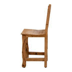 Clarence Honey Starred Counter Stool - 24 Inch