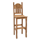 Clarence Honey Starred Barstool - 30 Inch