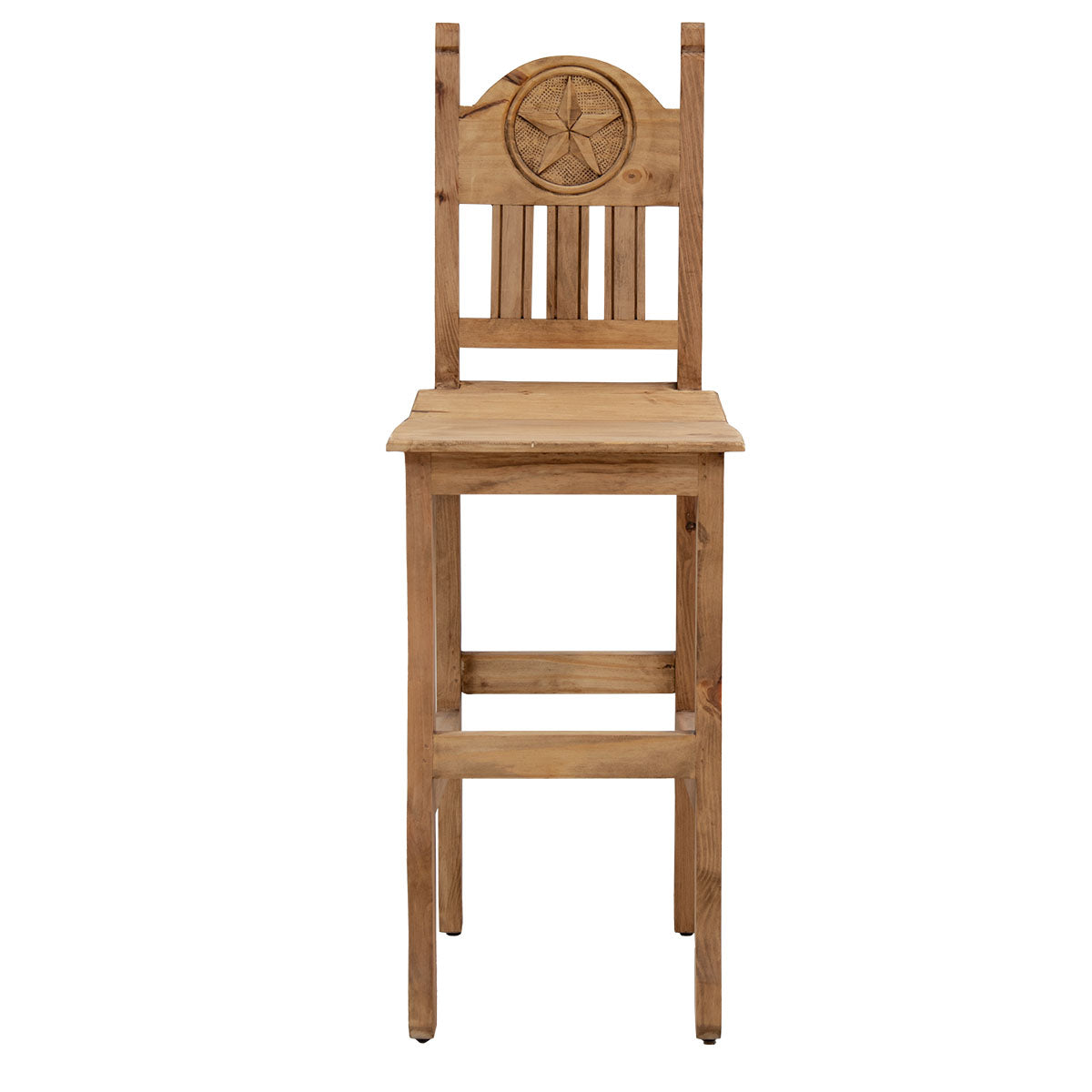 Clarence Honey Starred Barstool - 30 Inch