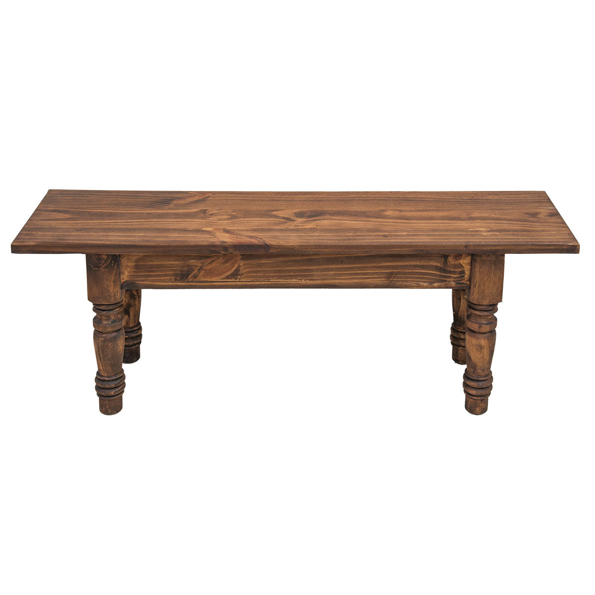 Brown Gathering Bench - 49 Inch