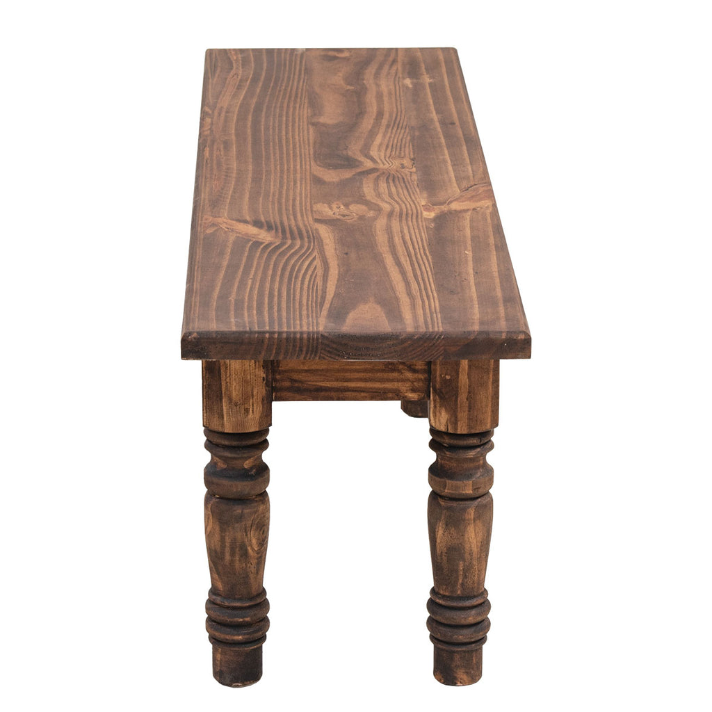 Brown Gathering Bench - 49 Inch