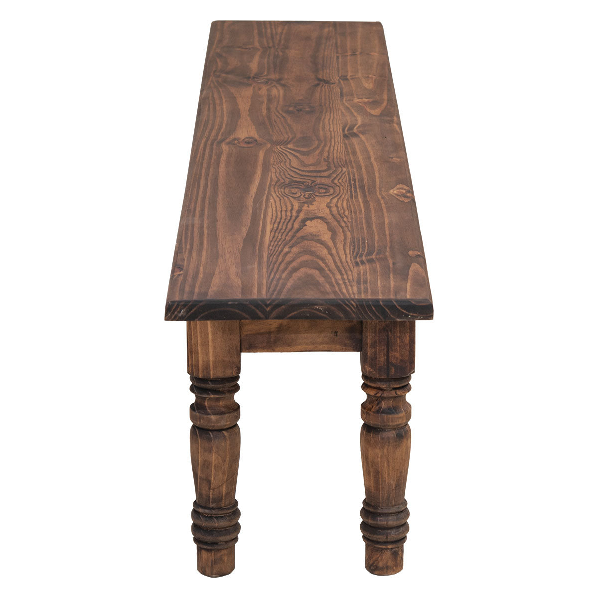 Brown Gathering Bench - 73 Inch