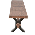 Lakeshore Walnut Bench - 7 Foot