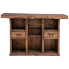 Saloon Bar with Footrail - Brown
