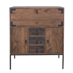 Lakeshore Walnut Wine Cabinet