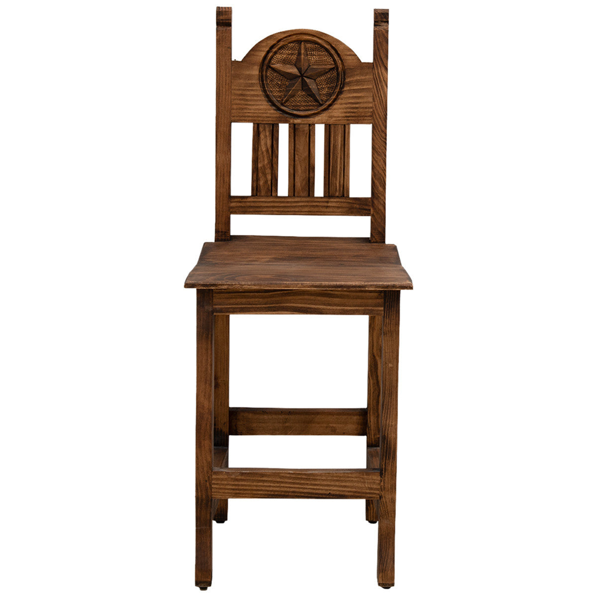 Clarence Starred Brown Barstools