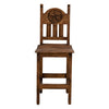 Clarence Starred Brown Counter Stool - 24 Inch