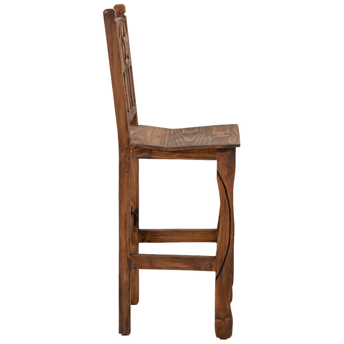 Clarence Stone Starred Brown Barstools