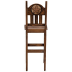 Clarence Stone Starred Brown Counter Stool - 24 Inch