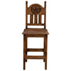 Clarence Stone Starred Brown Counter Stool - 24 Inch
