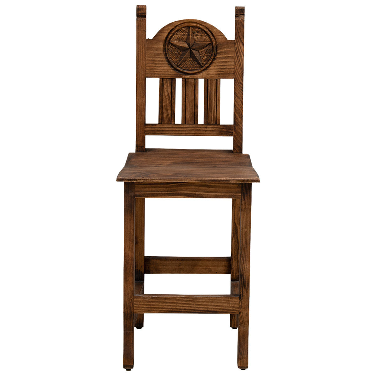 Clarence Stone Starred Brown Barstools
