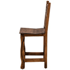 Clarence Starred Brown Barstool - 30 Inch