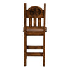 Clarence Starred Brown Barstool - 30 Inch