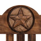 Clarence Stone Starred Brown Barstool - 30 Inch