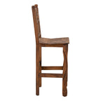Clarence Stone Starred Brown Barstool - 30 Inch