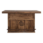 Saloon Star Bar with Footrail - Brown