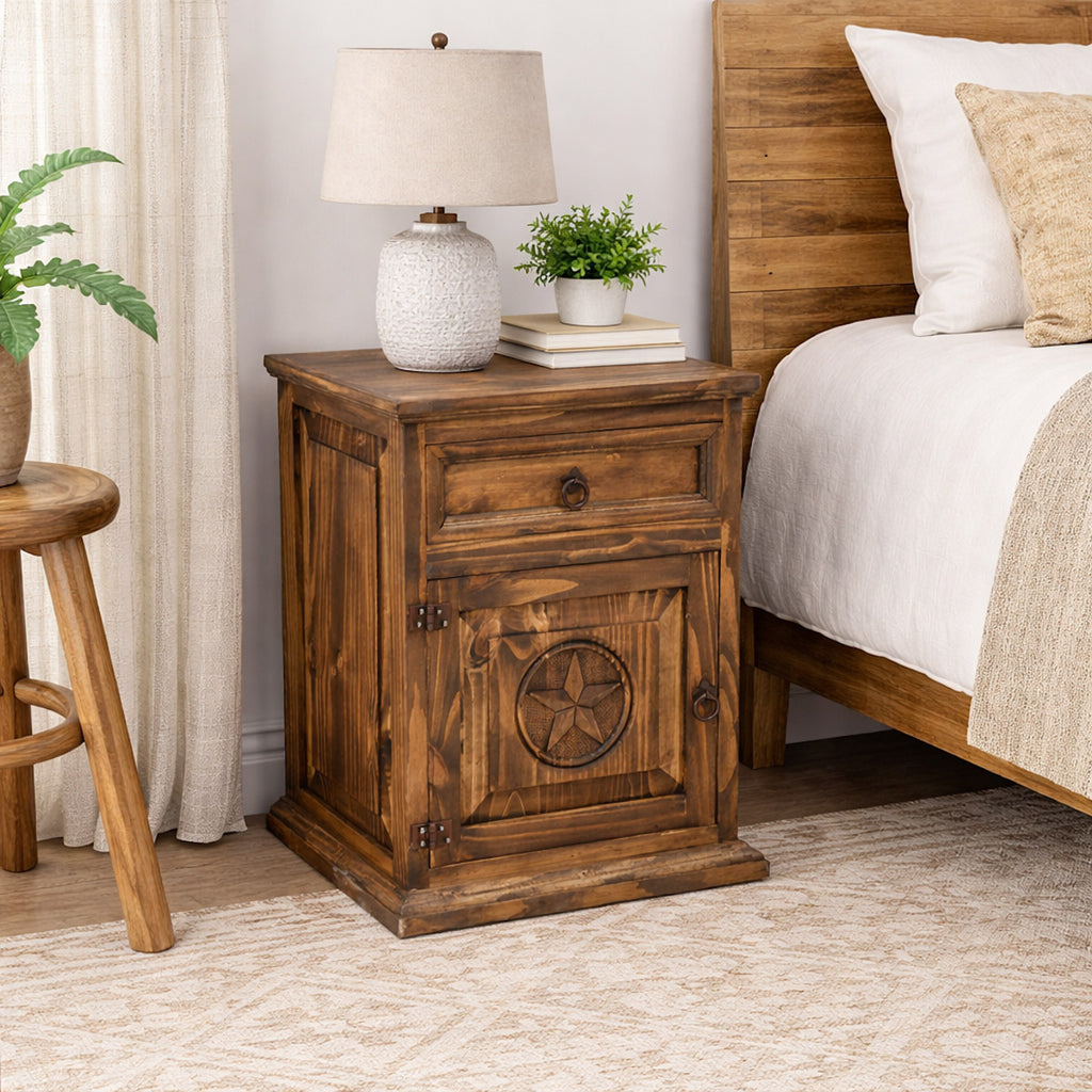 Starbound Brown Nightstand - Left