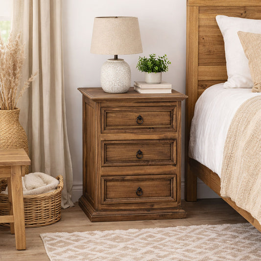 Cole Nightstand - Brown