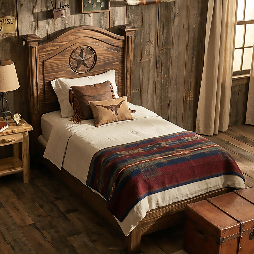 Frankie Star Brown Headboard - Twin