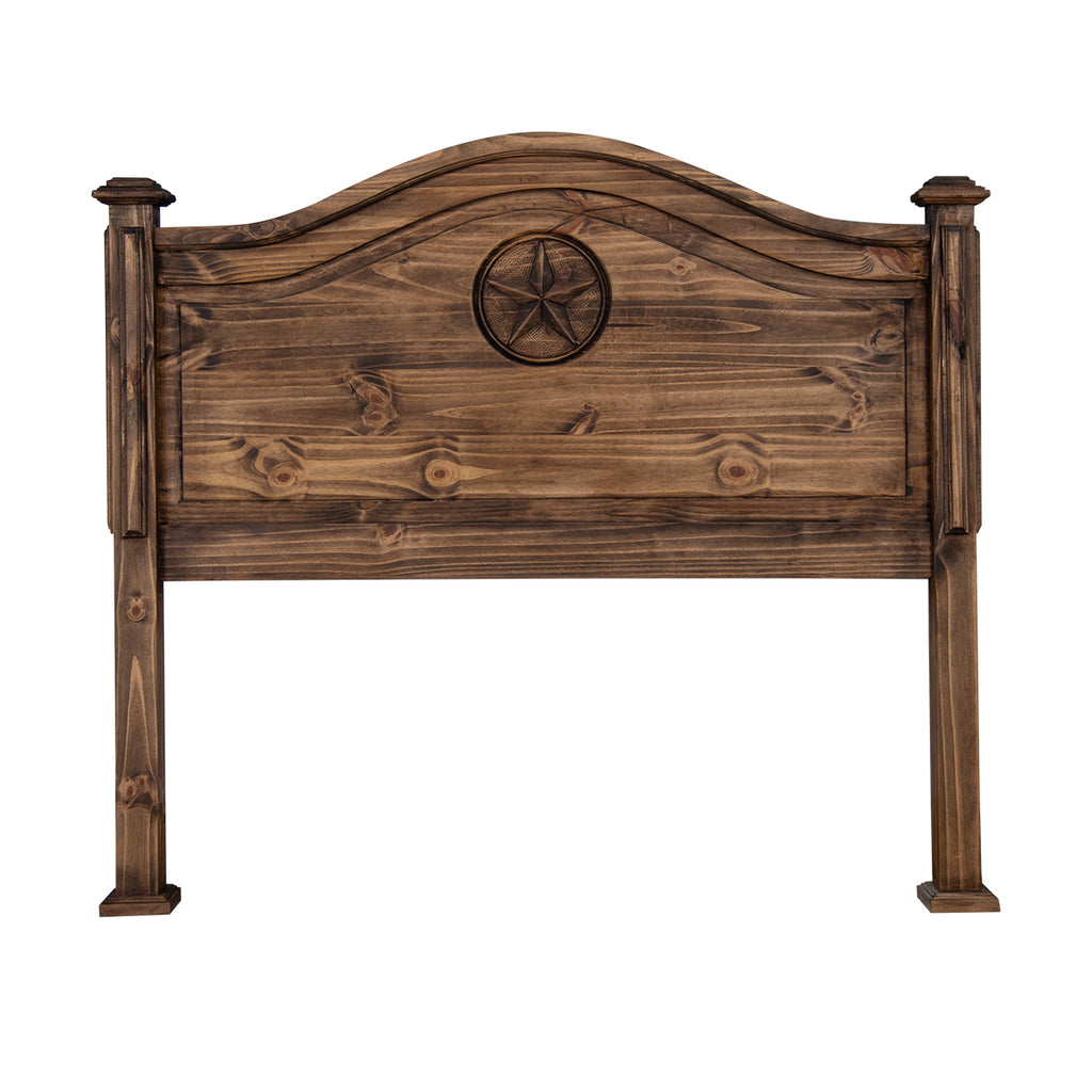 Frankie Star Brown Headboard - Queen