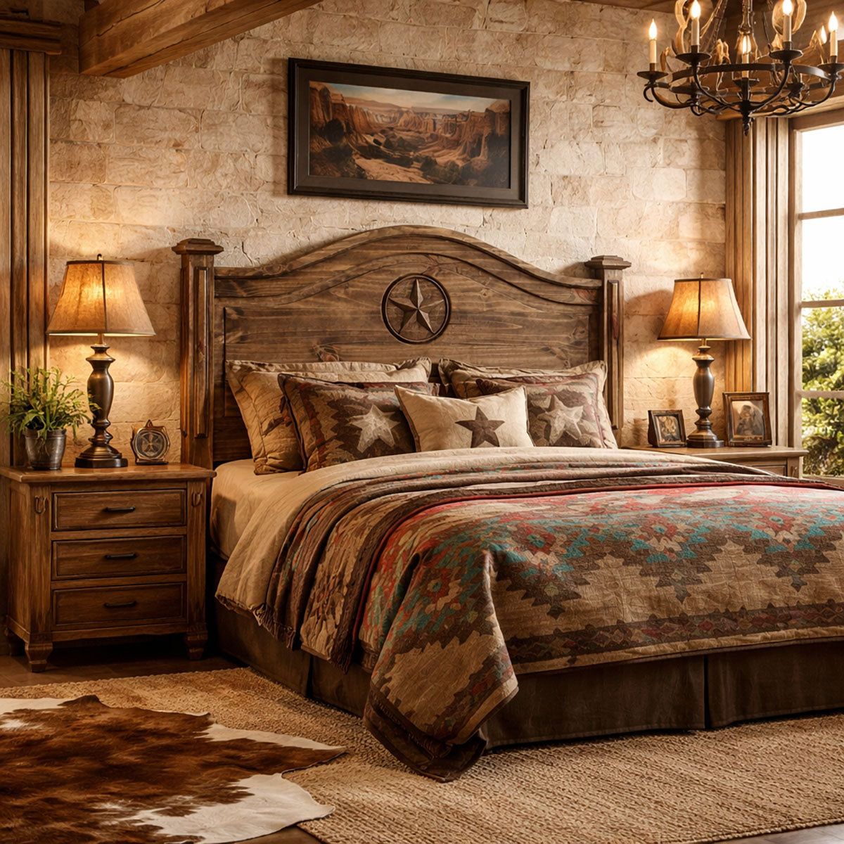 Frankie Star Brown Headboard - Full