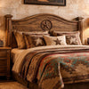 Frankie Star Brown Headboard - Queen