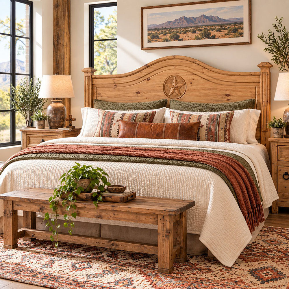 Frankie Star Honey Headboard - King