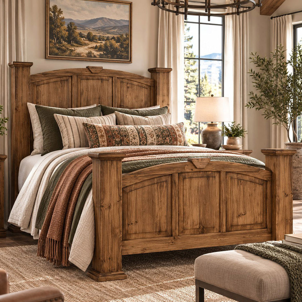 Manor Brown Bed - King