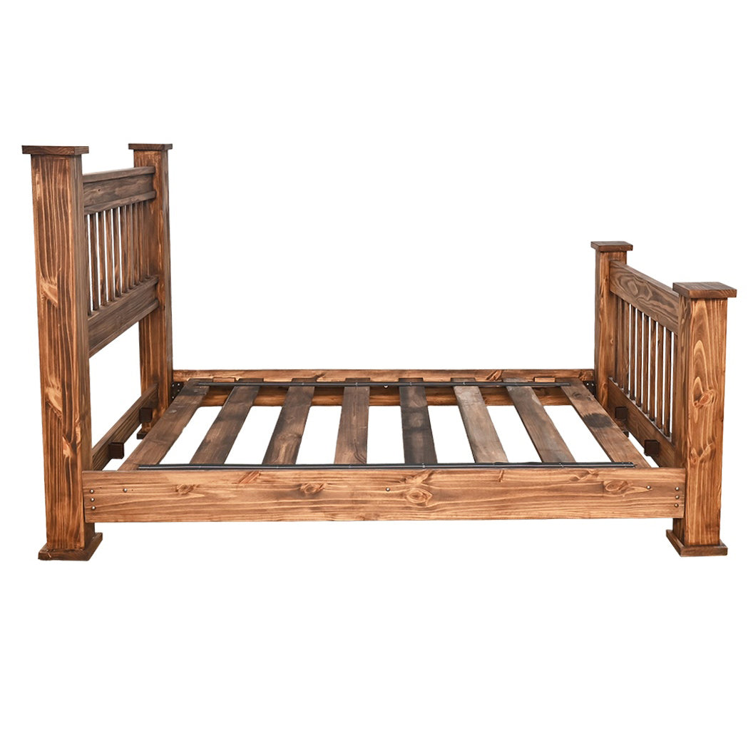 Royal Journey Brown Bed - Queen