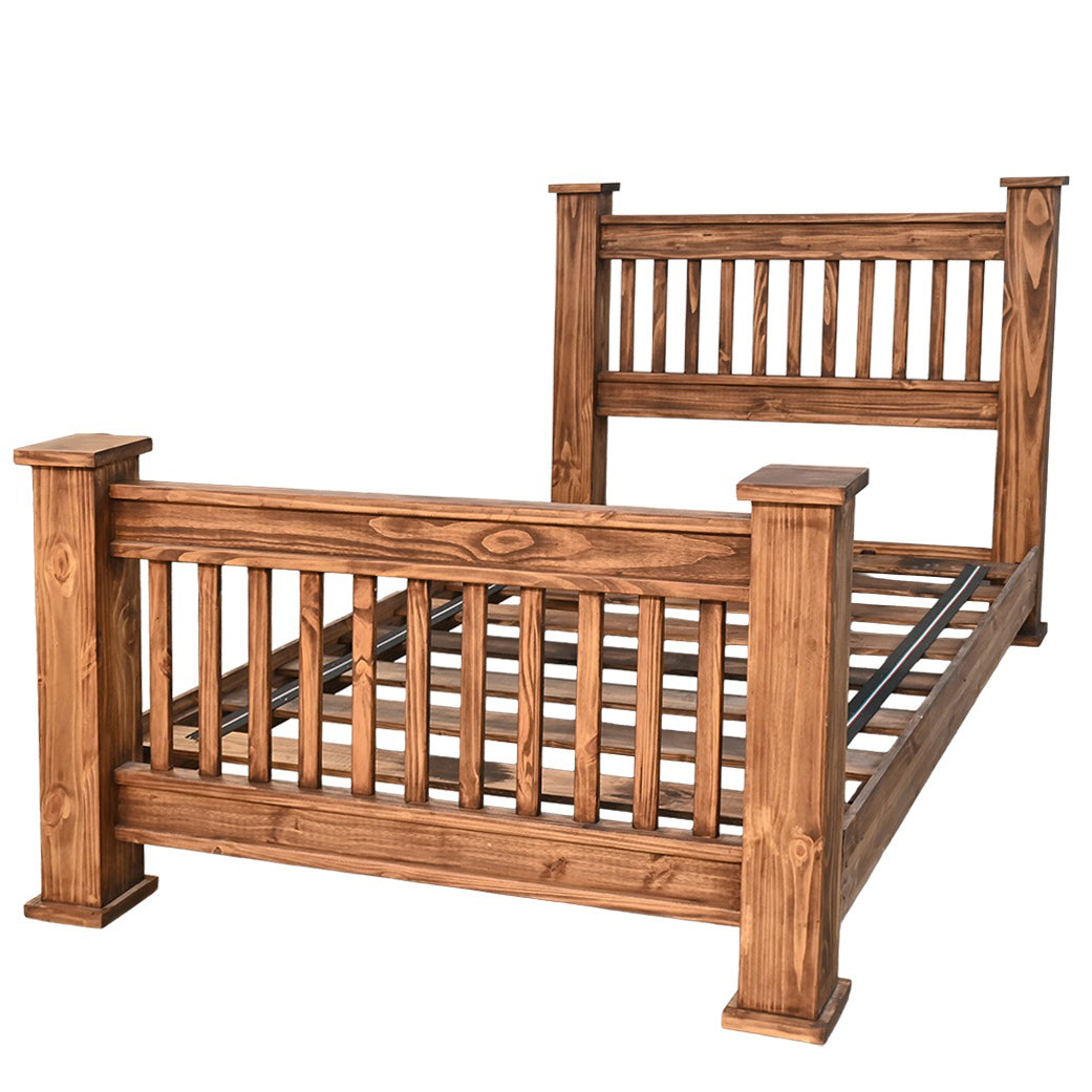 Royal Journey Brown Bed - Queen