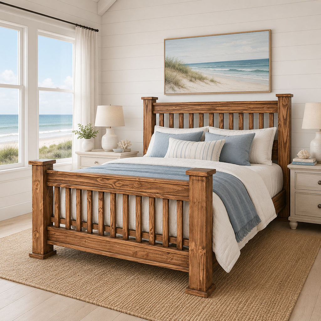 Royal Journey Brown Bed - Queen
