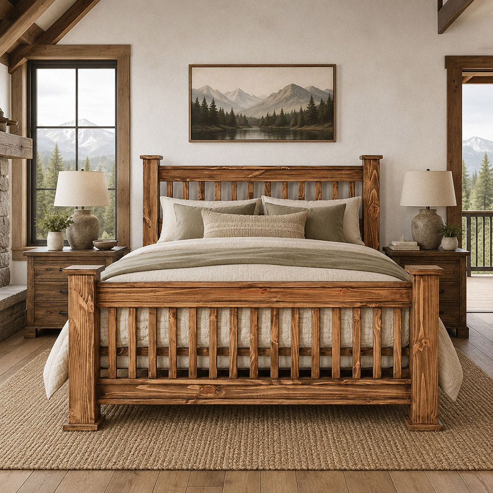 Royal Journey Brown Bed - King