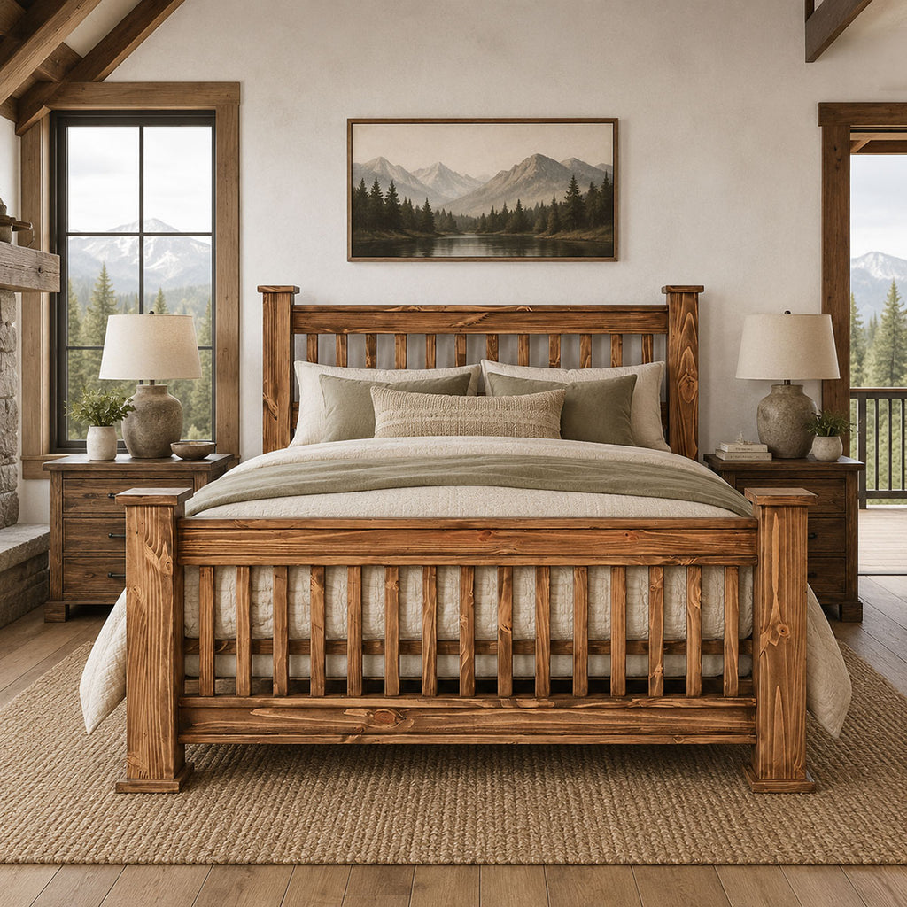 Royal Journey Brown Bed - King