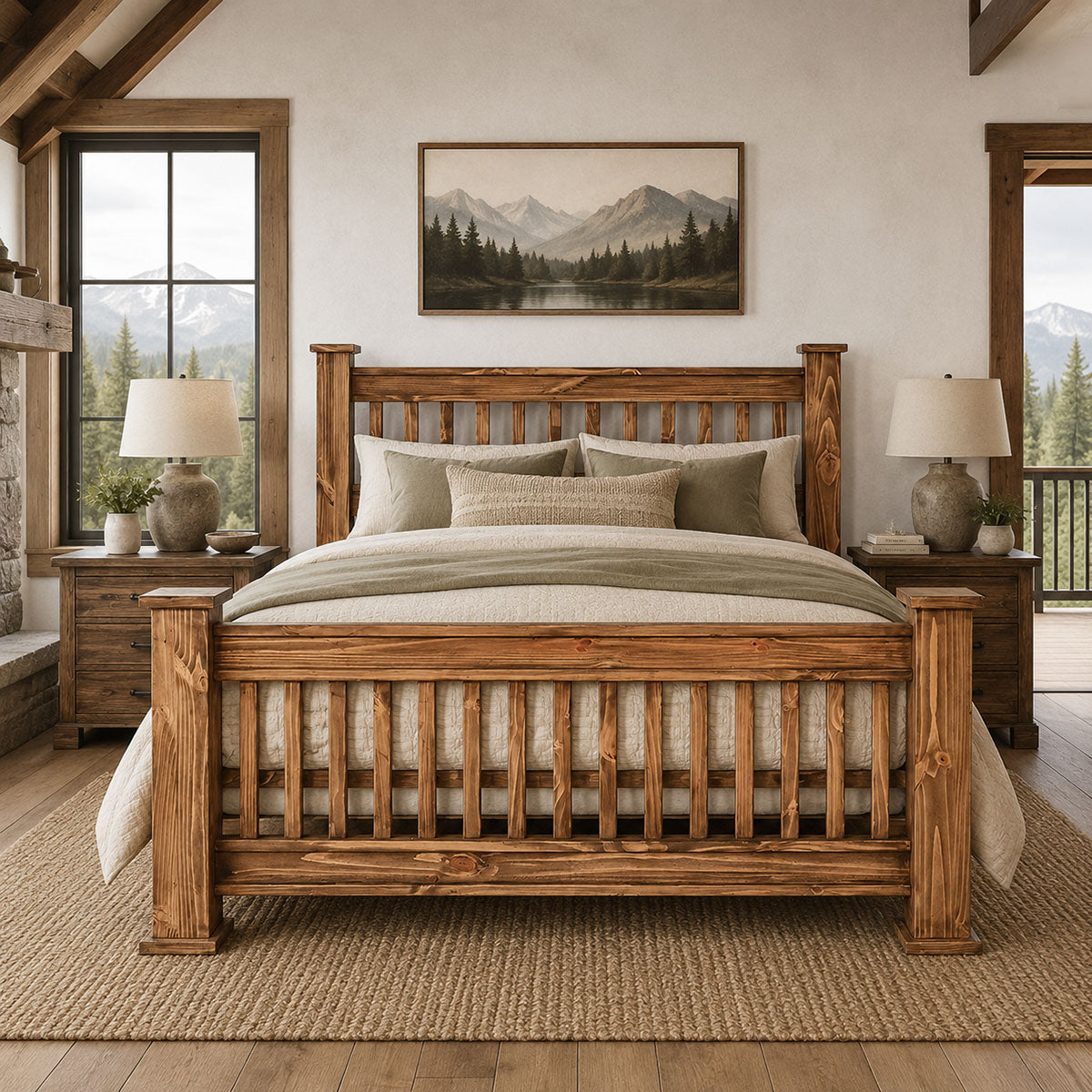 Royal Journey Brown Bed - King
