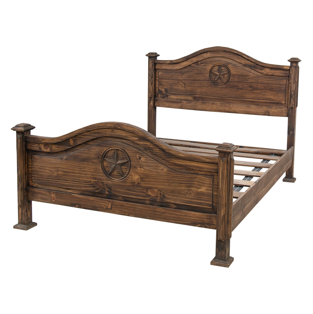 Frankie Star Brown Bed - Full