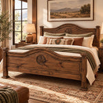 Frankie Star Brown Bed - King