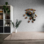 Feather Painted Horse Wall Art