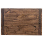 Lakeshore Walnut Trunk Style Coffee Table