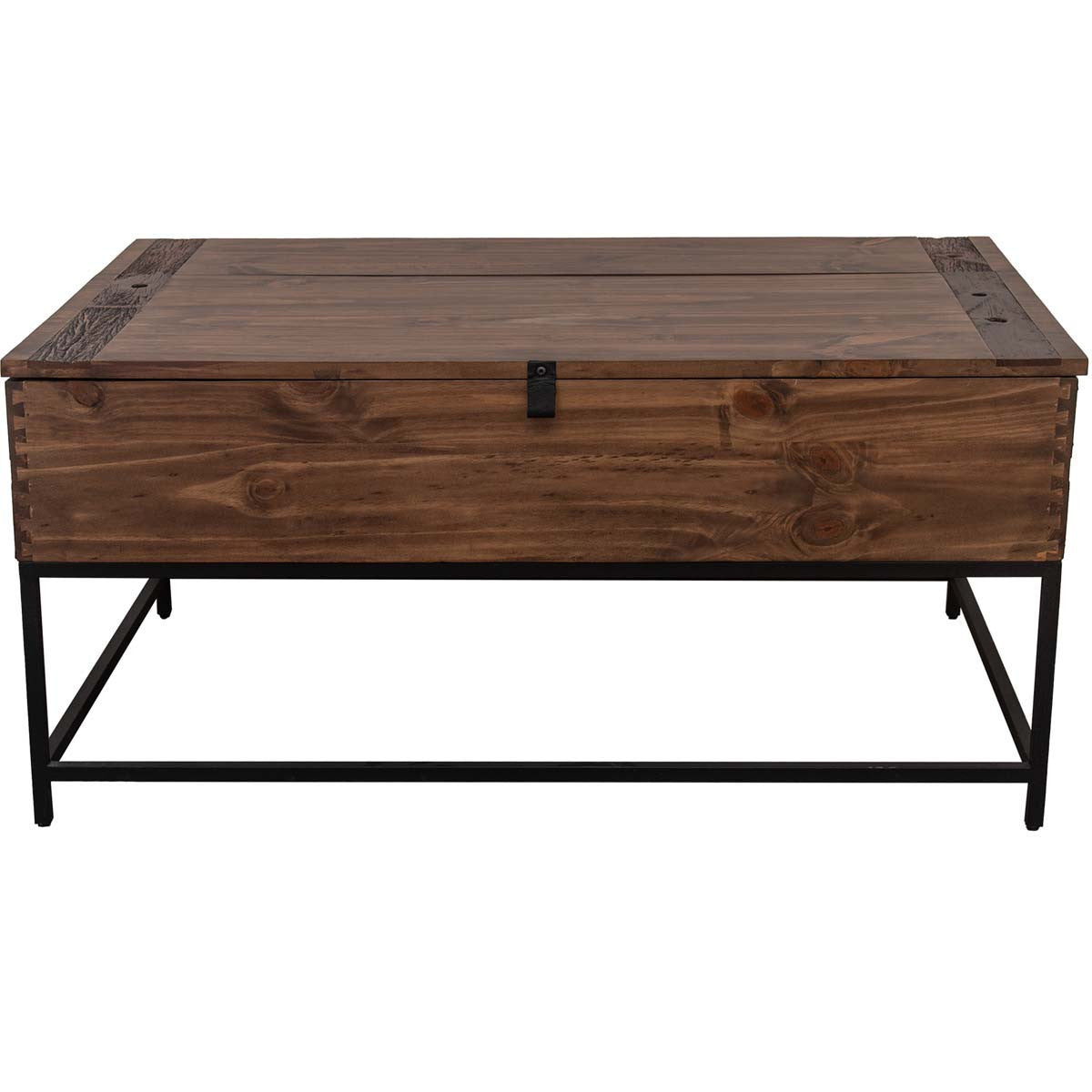 Lakeshore Walnut Trunk Style Coffee Table