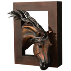 Grazing Right Facing Wall Sculpture