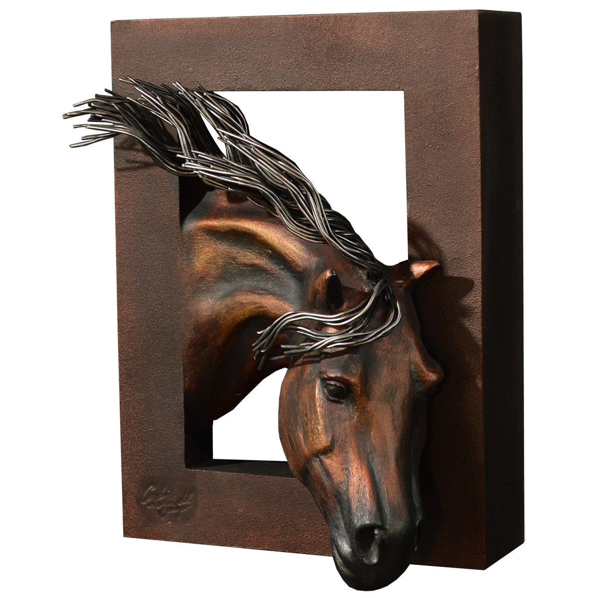 Grazing Right Facing Wall Sculpture