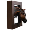 Gentle Copper Right Facing Horse Wall Sculpture
