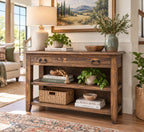 Garret Sofa Table - Brown