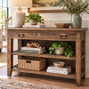 Garret Sofa Table - Brown