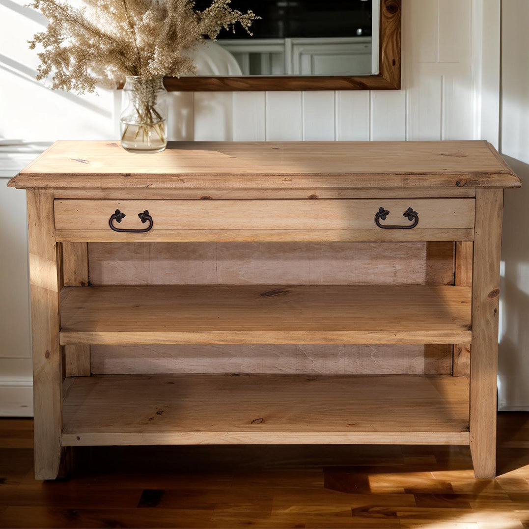Garret Sofa Table - Honey