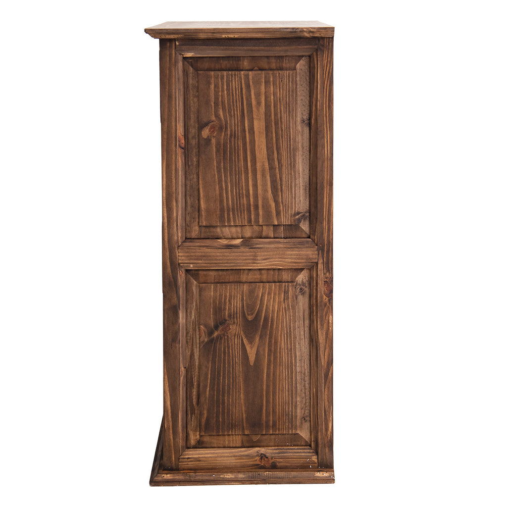 Twisted Top Chest of Drawers - 6 Drawers