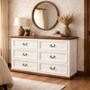 Classic White 6-Drawer Dresser