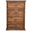 Frankie Brown 4-Drawer Chest