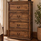 Frankie Brown 4-Drawer Chest