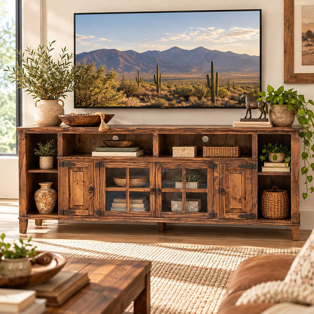 Brown Chambers TV Stand - 84 Inch